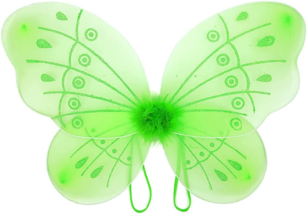KSISUSH Fairy Costume Princess Dress with Wing Accessories