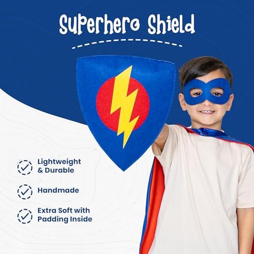 Captain Capes Kids Shield - Lightweight Durable