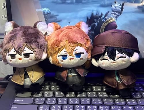 KILA MILA Anime Plush Doll Dazai Osamu Mini Pendant Keychain