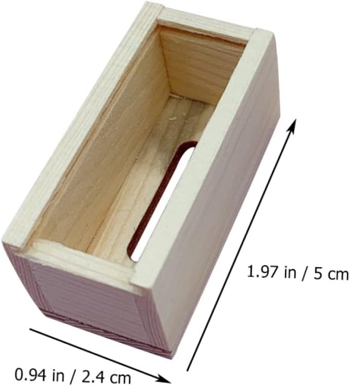 Miniature Tissue Box Toy Handmade Decor for Kids 1