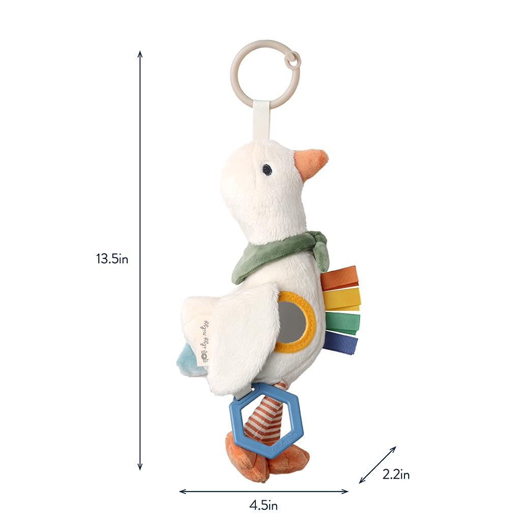 Itzy Ritzy Bitzy Traveler Car Seat Stroller Toy Goose