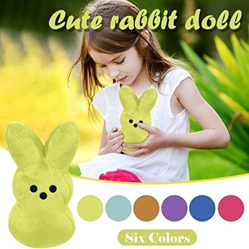 Easter Bunny Plush Set 6Pcs Cute Stuffed Animal Toys