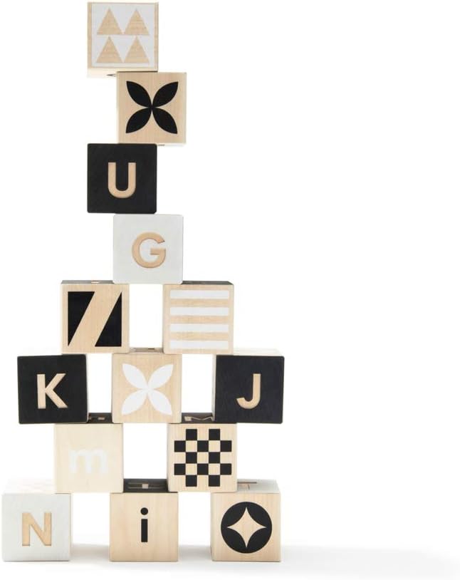 Uncle Goose ABC Blocks - 14 Stacking Cubes