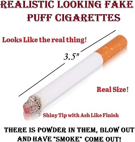 Realistic Fake Puff Cigarettes 35 24 Pack Prank Toy