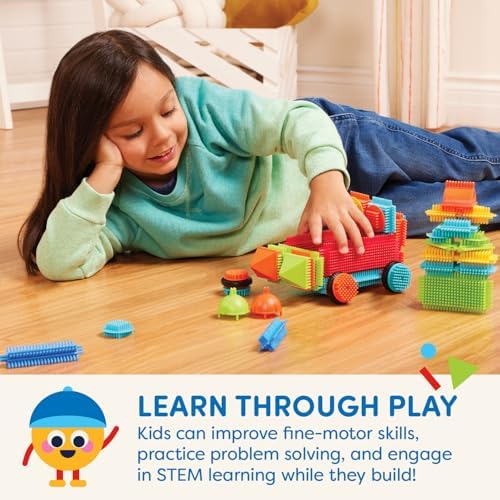 Battat Bristle Blocks STEM Building Set 50 pcs