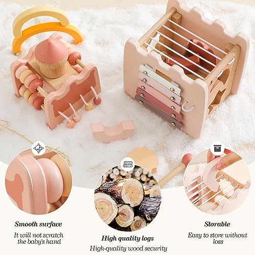 YOUUYS Castle Activity Cube for Kids 3 Years