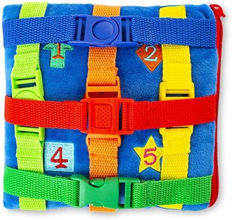 Buckle Toys Boomer Square Learning Toy for Toddlers