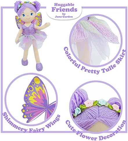 June Garden 16 Enchanted Fairy Doll Yaritza - Purple Wings and Outfit
