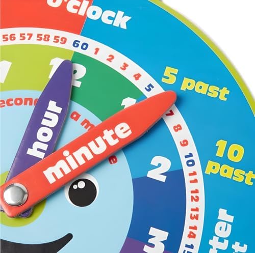 Morgans Direct Learning Clock with Smile Face and Magnetic Hands