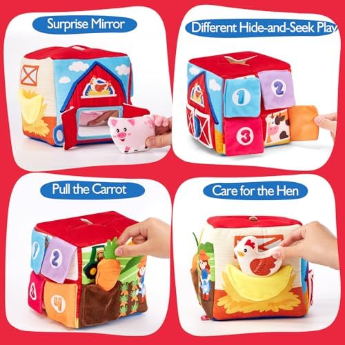 Hahaland Baby Surprise Toy Box 6-12 Months 13 PCS