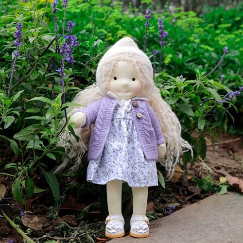 BlissfulPixie Handmade Waldorf Bunny Doll 12