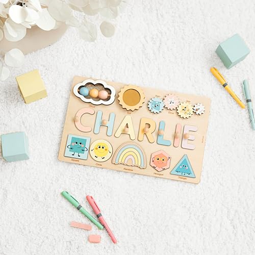 Personalized Busy Board with Engraved Message