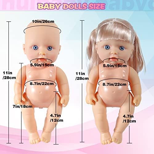 WONDOLL 19Pcs Baby Doll Clothes Costumes for 8-10 Inch Girl