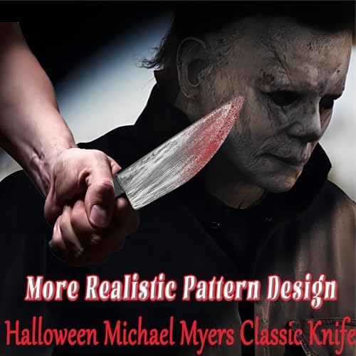 2Pcs Halloween Fake Knife Prop with Fake Blood