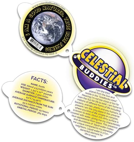 Celestial Buddies Little Earth Buddy - 10 Soft Plush STEM Learning Toy