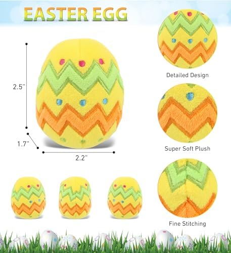 DolliBu Easter Egg Plush Toy - Soft Yellow 25 Inches
