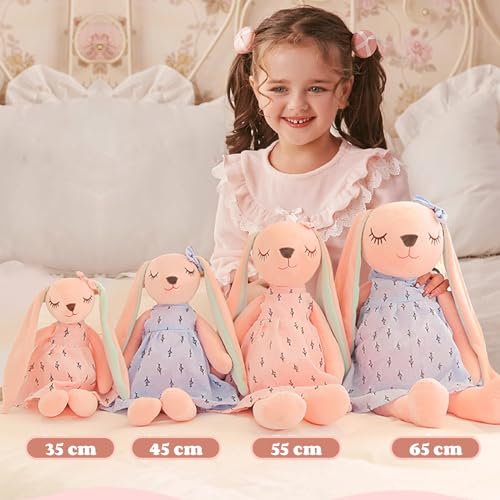 Personalized Blue Bunny Doll with Long Ears