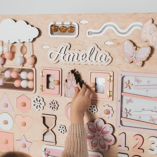 Personalized XXL Busy Board for Baby Boy