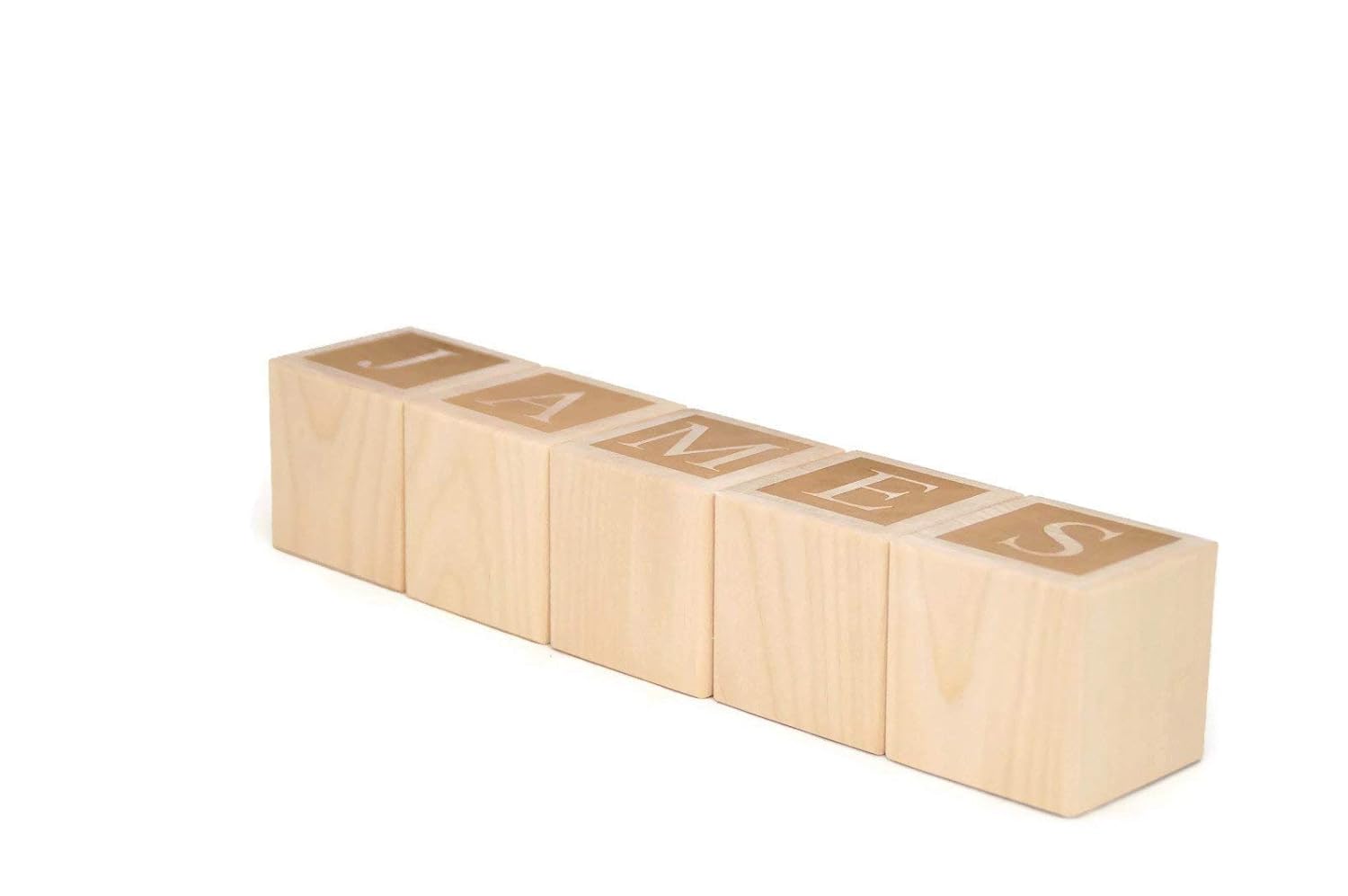 Letter Baby Blocks - Personalized Name Blocks by Little Wooden Wonders