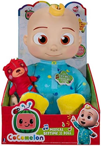 CoComelon Musical JJ Plush Doll with 7 Sounds