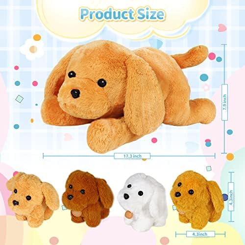 KMUYSL Puppy Plush Toy Set for Kids 3-8 Years