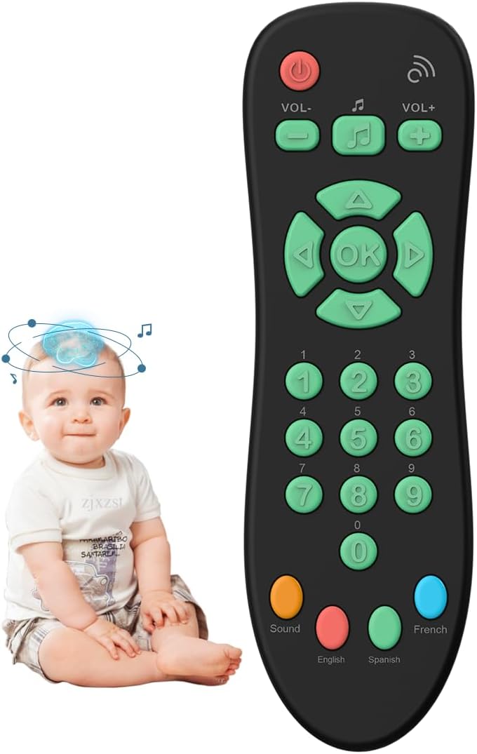 Baby TV Remote Control Toy with Light and Sounds 1