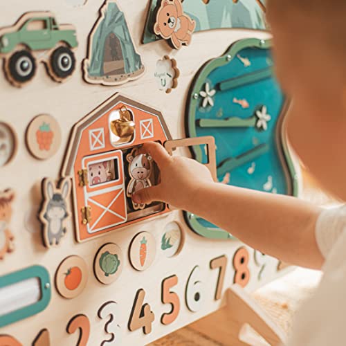 Busy Puzzle Personalized Busy Board for 2 Year Old