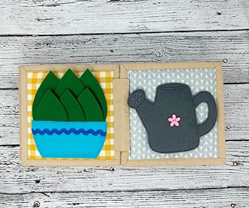 Quiet Baby Book Felt Toy for Fine Motor Skills