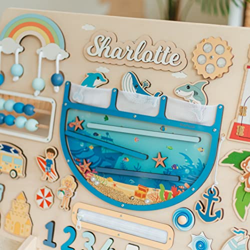 Personalized XXL Busy Board for Baby Boy