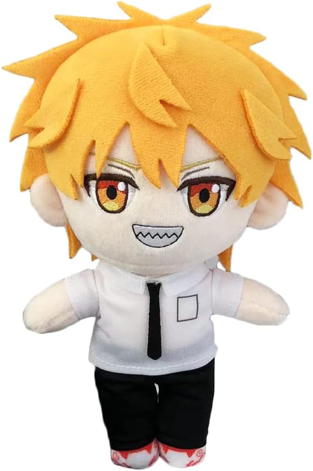 Yellow Hair Boy Plush Toy Anime Figure Soft Doll Pillow