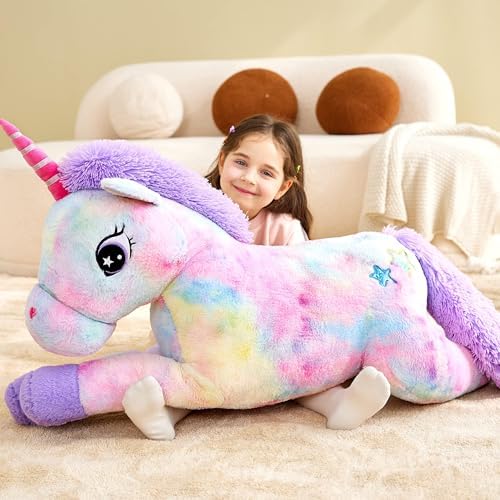 IKASA 43 Inch Giant Unicorn Plush Toy