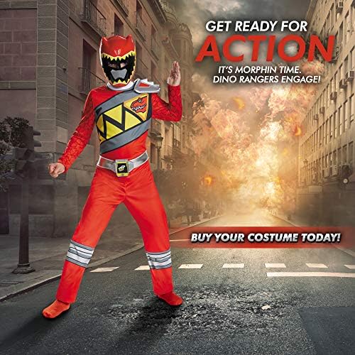 Power Rangers Dino Charge Red Child Costume
