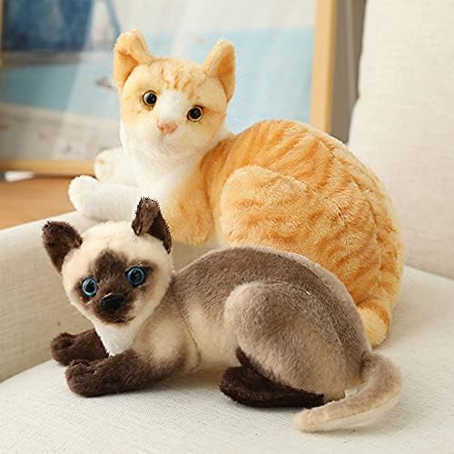 GUDVES Orange Tabby Cat 12 Plush Stuffed Animal Toy