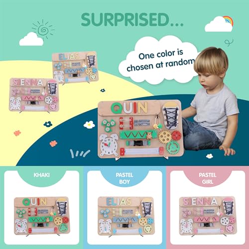 Customized Name Puzzle for Toddlers - Montessori Busy Board