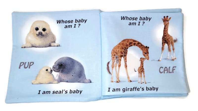 Whose Baby Am I Soft Cloth Book for Baby 1