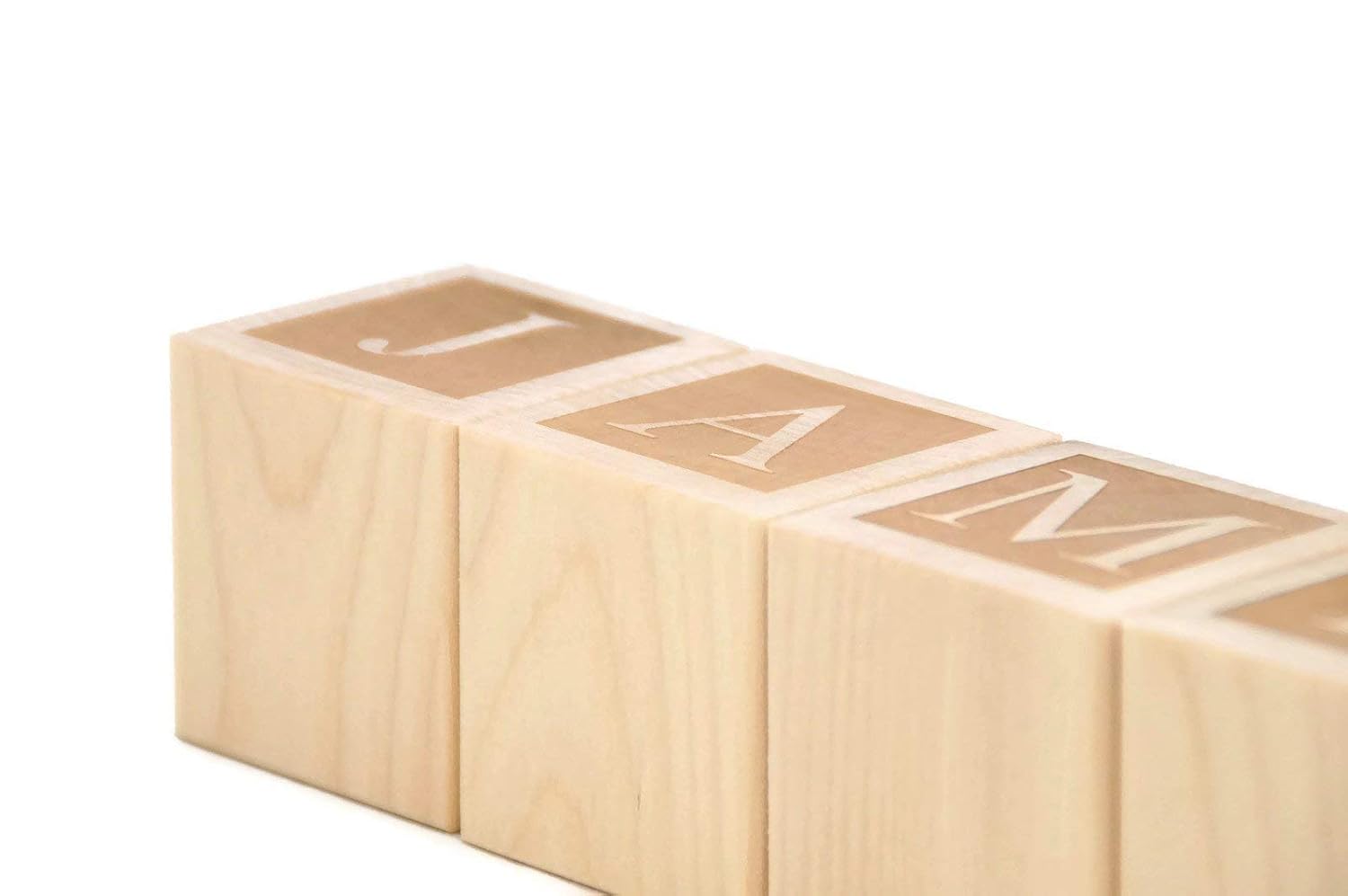 Letter Baby Blocks - Personalized Name Blocks by Little Wooden Wonders