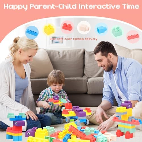 COUOMOXA Soft Building Blocks for Toddlers 1