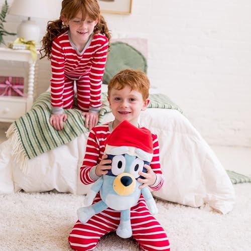 Animal Adventure Bluey Santa Plush 12