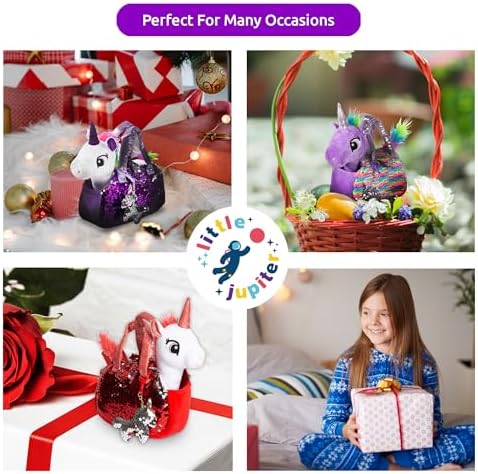 Little Jupiter Plush Unicorn Playset - 3 Piece Set
