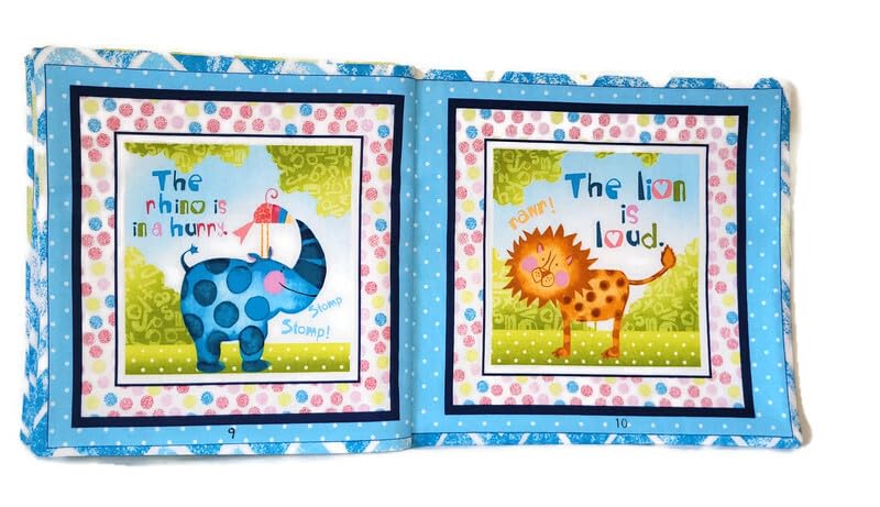 Chomp Stomp Tweet Soft Cloth Book for Babies