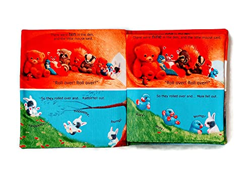 Handmade Ten in the Den Soft Cloth Books for Baby and Kids