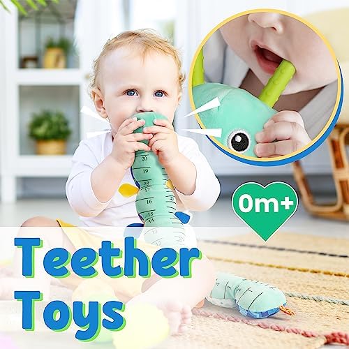 LIGHTDESIRE Musical Caterpillar Baby Toy Blue