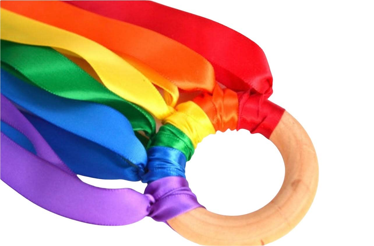 Bright Life Rainbow Kite Ribbon Runner Party Favor