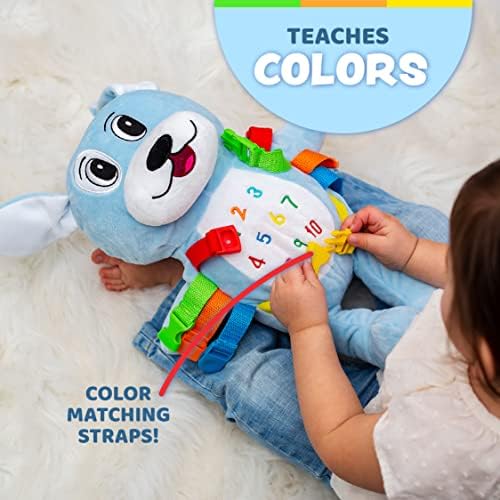 Buckle Toys Barkley Dog Sensory Learning Toy for Toddlers