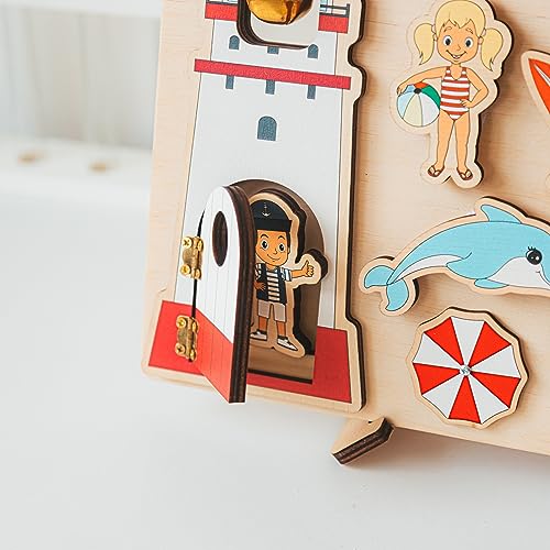 Personalized Busy Board with Childs Name