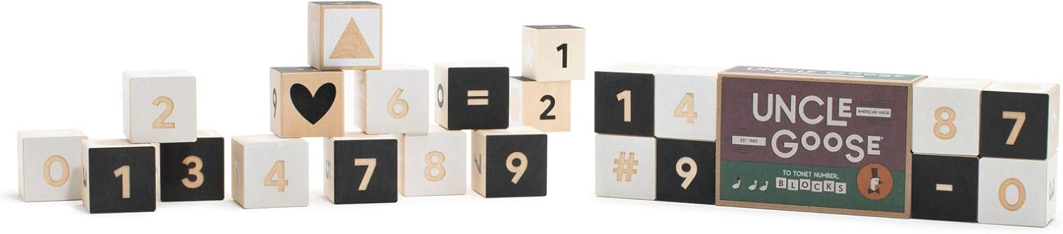 Uncle Goose Number Blocks - USA Made