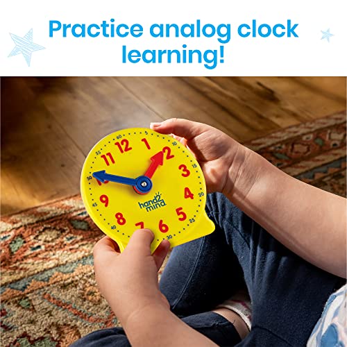 hand2mind Mini Geared Clock Set of 24 for Kids