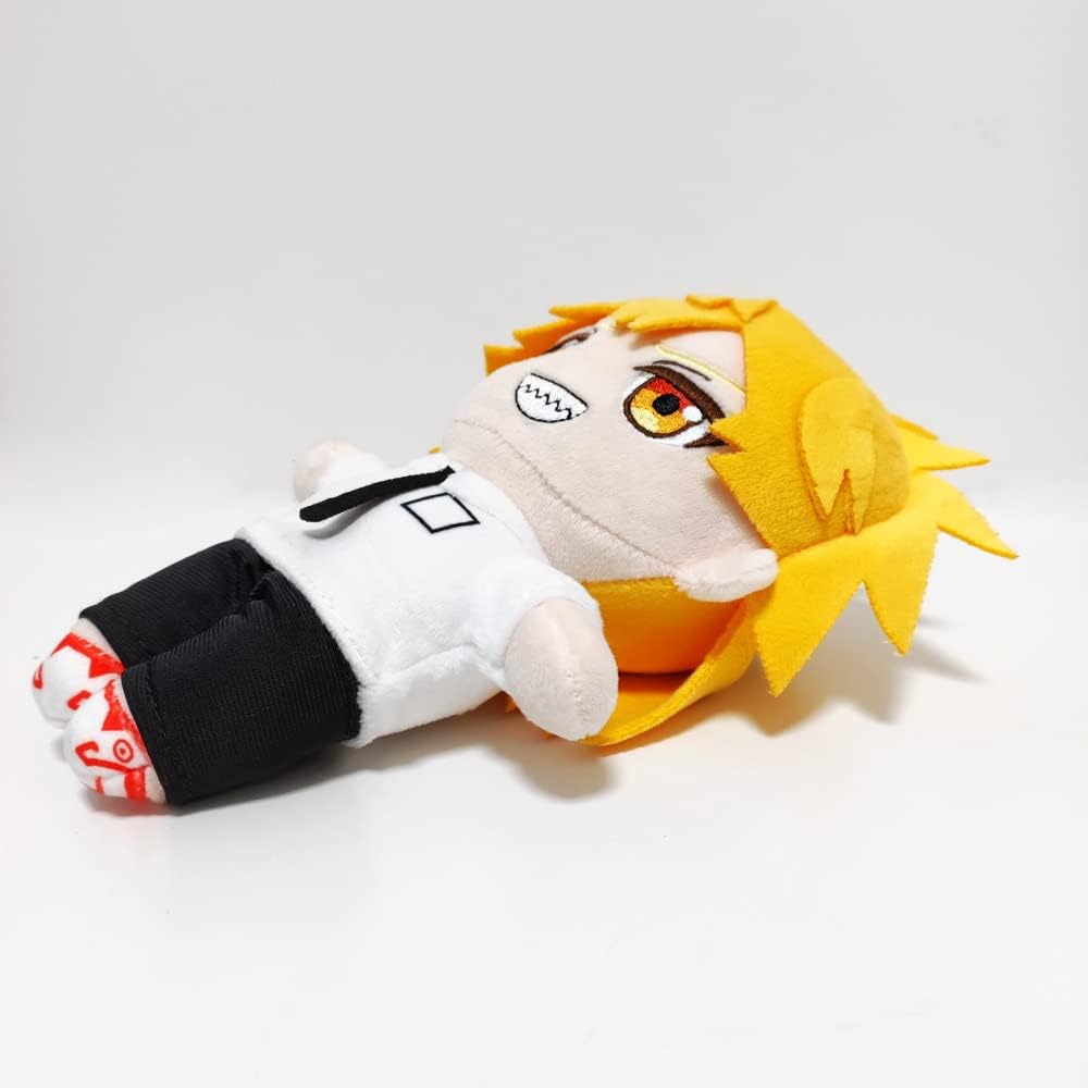 Yellow Hair Boy Plush Toy Anime Figure Soft Doll Pillow