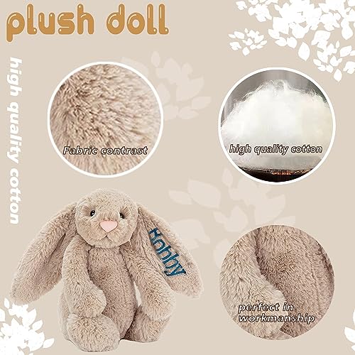 Custom Plush Rabbit with Childs Name - Kawaii Cuddle Companion
