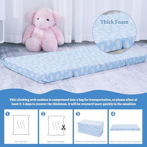 HOMBYS Foam Cushion for Climbing Arch Blue